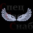 Светодиодная уличная фигура 2 D "Крылья" 1.5х3 м