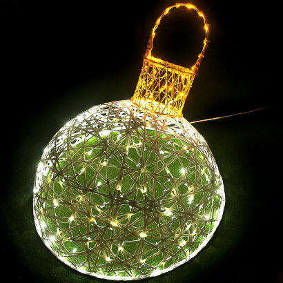 Световая фигура "Большой елочный шар" 80 см, 250 LED