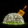 Световая фигура "Большой елочный шар" 80 см, 250 LED